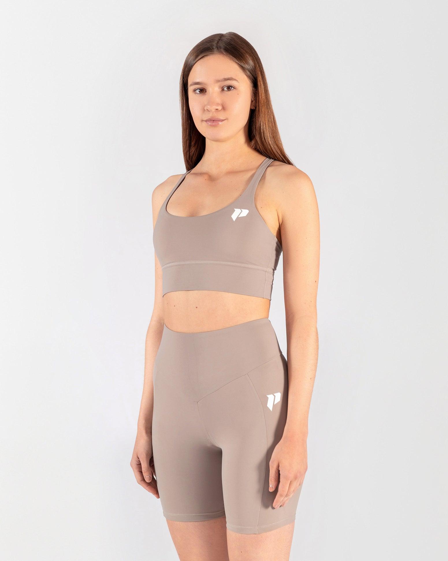Signature Sport Set Beige - prosper-gymclothing